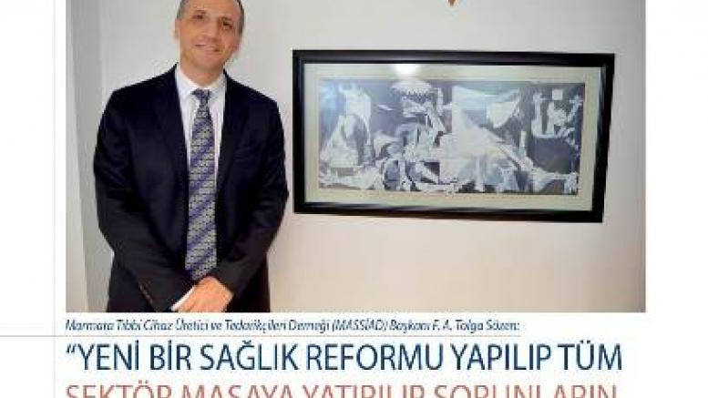 Başkanımız Tolga Sözen'in Medikal News Röportajı 'Yeni Bir Sağlık Reformu Yapılıp Tüm Sektör Masaya Yatırılıp Sorunların Tespit Edilip Koordineli Bir Şekilde Çözülmesi Lazım'